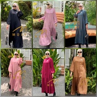 (p1a) MDLY IRENE Muslim Women's Gamis Dress Irene Midi Dress By Mdly Latest. Nazra Sha
