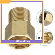 【LLMA】M22 15mm Male Thread To M22 14mm Female Metric Adapter Pressure Washer Brass