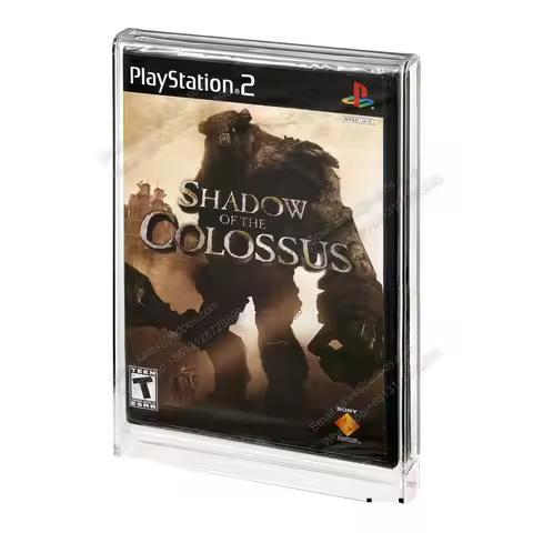 Clear Acrylic Protective Video Game DISPLAY CASE for Wii Wii U Xbox 360 or Playstation PS2 Games Sto