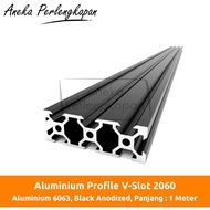 Aluminum Profile Extreme/ A6063 V Slot 2060 Linear Rail Black