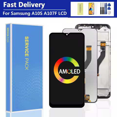 For Samsung A10s LCD Digitizer A107/DS A107F A107FD A107M Display Touch Screen Digitizer Assembly Fo