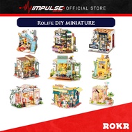 Robotime Rolife DIY Miniature House Kit - Joy Peninsula Living Room, Carl's Fruit, Nancy's Bake, Emi