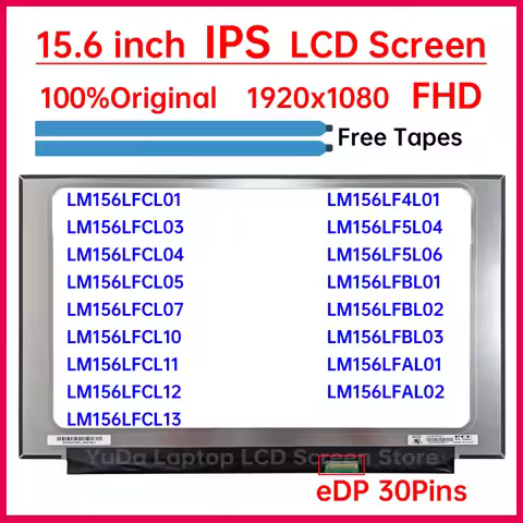 15.6" LCD Screen LM156LF4L01 LM156LF5L06 LM156LFAL02 LM156LFBL02 LM156LFCL01 2 4 5 7 10 11 12 13 Dis