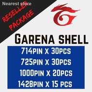 ♤Reseller/Bulk Order Package (CHEAP) Garena shell 714pin -- 725pin 1000pin 1428pin