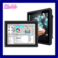 DHJER 10.4 12.1 15 Inch Industriële Touch Panel Pc Waterdicht Aluminium Frame Alles In Een Paneel Pc J1900 I3 I5 I7 Aio Industriële Computer FESGE