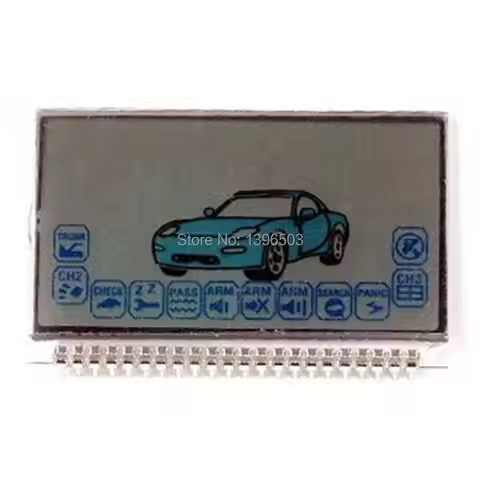 A6 LCD display Screen Metal foot for Two way Car Alarm Starline A6 lcd remote control Keychain Key J