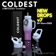 COLDEST Drops v7 | Tumbler with Handle and Straw | 100% Leakprof Prevents Spills | Keeps Ice 50+ Hou