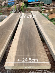 ไม้จำปา Woodขนาด1.5" x10"ชื่อไม้Chempaka Wood มีลายไม้สีดำเทาแกมสีขาว เป็นไม้เนื้่อแข็งกลาง(ไสกบพร้อ