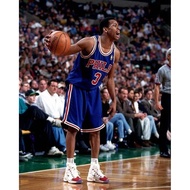 NBA Jersey Iverson 76ers No. 3 Retro Blue Jersey