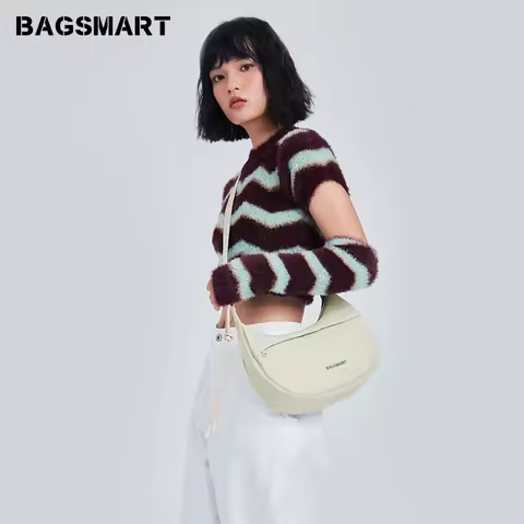 BAGSMART Crossbody Bag Female Casual Single Shoulder Bag Commuter Sports Dumpling Bag New Fashion Ba