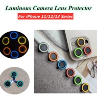 Metal Camera Protector iPhone 14 13  12 11 Pro Max 12 Mini Luminous Camera Cover Foe iPhone 13 Pro(Max)