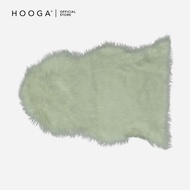HOOGA Merynna Faux Sheep Ivory White Rug