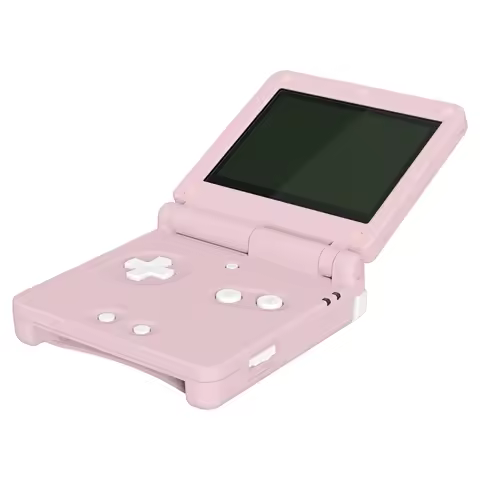 eXtremeRate Replacement Housing Shell for Gameboy Advance SP (GBA SP) - Cherry Blossoms Pink