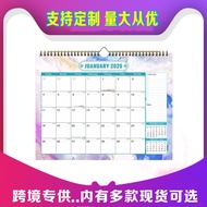 2026-2027 Calendar Countdown English Wall Calendar Cross-Border Foreign Trade Calendar Desktop Desk 