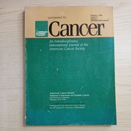 SUPPLEMENT TO CANCER BOOK INTERDISCIPLINARY INTERNATIONAL JOURNAL OF THE AMERICAN CANCER SOCIETY