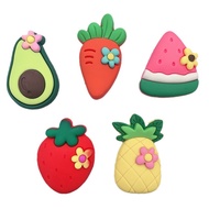 Jibbitz Sticker to decorate Cros sandals in the shape of thick plastic fruit (3~6cm)