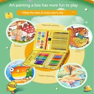 🖍️SG Delivery🖍️Color Box Painted Yellow Suitcase G.Duck 67 Details for kid