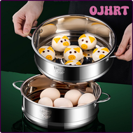 620OJHRT 304 Stainless Steel Food Steamer for Dumplings with Double Ear Rice Cooker Steaming Grid Po