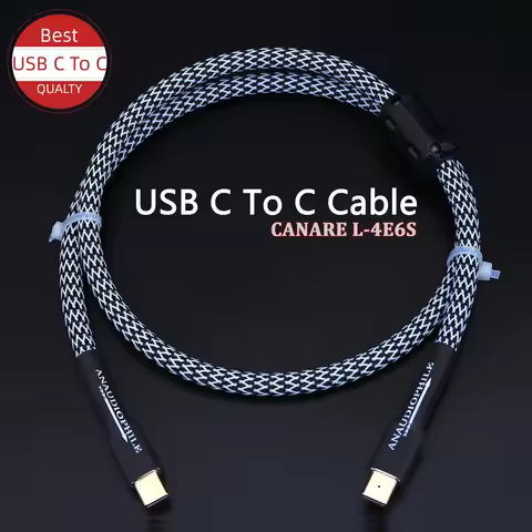 CANARE L-4E6S USB Type C To C Cable JAPAN HiFi USB C To C Audio Data Cable PC DAC Mobile NAS