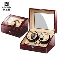 MELANCY 4+6 Luxury Modern Watch Winder Mute Motor wooden Automatic Watch Storage Box