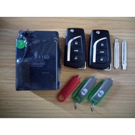 ORIGINAL COBRA ALARM SYSTEM 4160 FLIP KEY REMOTE