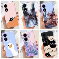 Casing For Honor X5 VNA-LX2 / Honor X5 Plus WOD-LX2 Case Cute Cartoon Flower Jelly Silicone Shockpro
