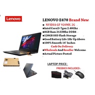 【COD】 LENOVO brand new laptop e470 i3 6th gen 7th 2gb video card 8g ram 120g/256g ssd GAMING CAMERA