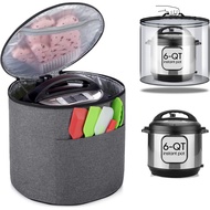 Luxja Dust Cover Compatible with 6 Quart Instant Pot (Enclosed on the Bottom), Zipper Closure Cover 