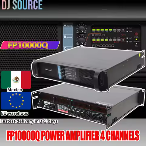 4 Channels FP10000Q Audio Power Amplifier 4x1350W 10000 Watts Live Show Professional Bar Dj Audio Sp
