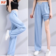 Summer Women Straight Jeans Juvenile Hip-hop Style Trousers Gift for Christmas Birthday New Year RF-MY