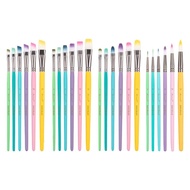 6Pcs/set DIY Painting Wooden Nylon Art Brushes   Watercolor Painting Acrylic Painting Oil Painting B