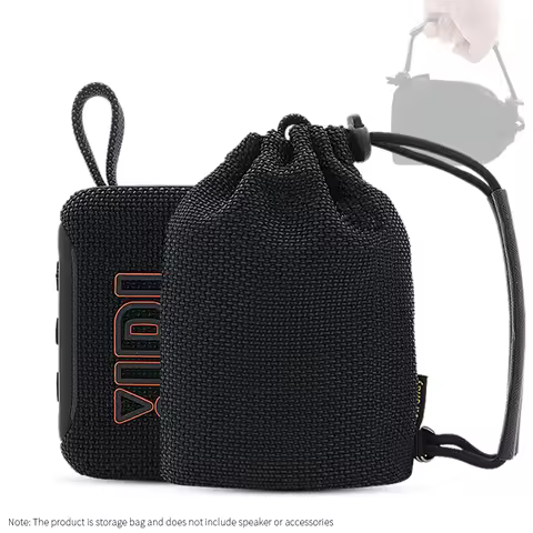 Portable Speaker Bag for JBL GO5 GO4 GO3 GO2 Speaker Sound Permeable Bags GO5 Audio Travel Carrying 