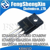 10件T K7A45DA K7A50D K7A60W K7A65D K8A25DA K8A50D K8A55DA K7A45D K8A60W K8A60DA K8A65D TO-220F MOSFET