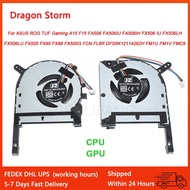 HUI CPU GPU Fan For ASUS ROG TUF Gaming FX95D FX86 FX95G FA506IU FX506 IU FX506LH FX505G FCN FL8R DF