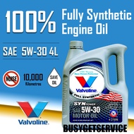 100% Original Valvoline SynPOWER 5W30 SN GF-5 Fully Synthetic Engine Oil (4L) 5W-30