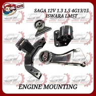 (OEM PARTS) MITSUBISHI PROTON SAGA 12V 1.3 1.5 4G13 4G15 ISWARA LMST ENGINE MOUNTING SET (AUTO/MANUA