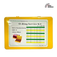 O-Ring Rubber Service Kit Set Rubber Box 2,3,4 M/M Size Milli Mm Metric Rubber Nbr 30 Size 386 Pcs