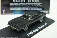 【現貨特價】捍衛任務 1:43 Greenlight Dodge Charger R/T John Wick 1968