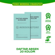 Buku Absen 20 kolom / Buku Absensi / Absen kecil
