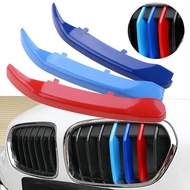 Front Grille Cover Strips Clip Trim For BMW X1 F48 F49 Accessories 2016-2019
