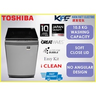 Toshiba 10.5 KG Greatwaves Washer Machine AWUK1150HM(SG) [ Ready Stock ]