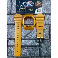 BNB PETAK GLOSSY KUNING MANGGO !!! BNB + BUCKLE + 2 PCS SPRING BAR (SESUAI UTK DW5600/GB5600/GWX5600
