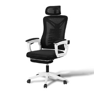 Deli เก้าอี้ทำงาน เก้าอี้สำนักงาน พนักพิงปรับระดับได้ 