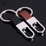 FTU New Leather Strap Keyring Keychain Key Chain Ring Key Fob
