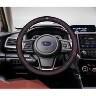 Subaru steering wheel cover Baru XV Forester Outback Legacy BRZ carbon fiber Car interior accessorie