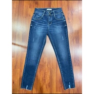 NEW 7/9 SKINY DALMY JL, JEANSLINE MARBEL DARK JL WOMEN'S PANTS, DOMINANT MODEL, TORN, NOT TRANSLUCEN