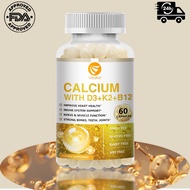 Calcium D3+K2+B12 capsules vitamin D3 vitamin K2 vitamin B12