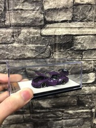 PGM 1:64 Porsche 993 啞紫色 全開