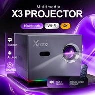 APEXUS Native 1080P Full HD Projector 800 ANSI 17000 Lumens 4K 8K Decoding Android 9.0 2GB 32GB Dual