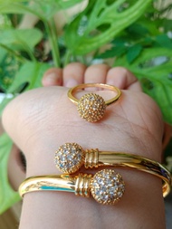 CINCIN 2BOLA FREE CINCIN BOLA PERMATA BERKILAU XUPING ANTI LUNTUR